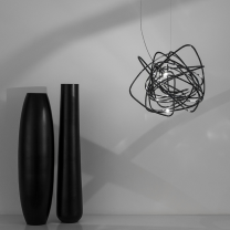 Terzani Doodle Suspension - Black