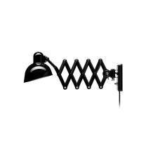 Fritz Hansen Kaiser Idell 6718-W Scissor Wall Light - Black