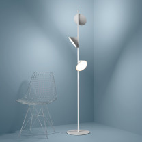 Axolight Orchid LED Floor Lamp in Blue Room