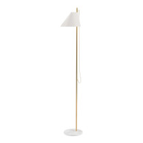 Louis Poulsen Yuh LED Floor Lamp Brass / White