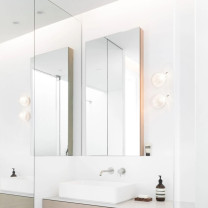 Bocci 76s Surface Lights in Bathroom