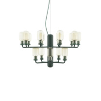 Normann Copenhagen Amp Chandelier - Small, Gold/Green