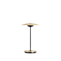 Marset Ginger 20 M LED Portable Table Lamp Brushed Brass White