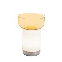 Artemide Bontà Portable LED Table Lamp - Topaz Bowl