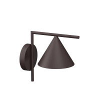 Flos Captain Flint Outdoor LED Wall Light Deep Brown