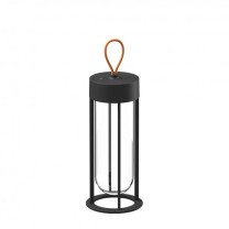 Flos In Vitro LED Outdoor Unplugged Light Black