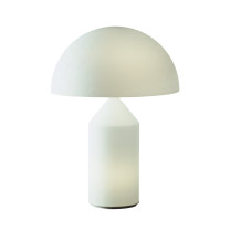 Oluce Atollo Opal Glass Table Lamp Large