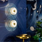 Brass Tom Dixon Stone LED Wall Lights