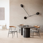 Gubi Satellite Wall  Ceiling Lamp Lifestyle Dining Table