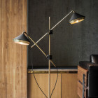 Black Bert Frank Shear Floor Lamp