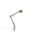 Muuto Dedicate Clamp Light - Large, Brown Green