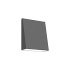 Artemide Architectural Cuneo Outdoor LED Wall Light Anthracite Gray