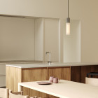 Steel Tala Basalt Pendant