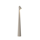 Vibia Africa LED Portable Table Lamp - Dark Beige