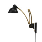 Fritz Hansen Kaiser Idell 6559 Wall Lamp - Black/Brass