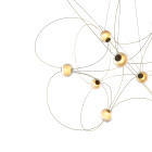 DCW Editions Munari 10 LED Suspension Light Gold Close Up