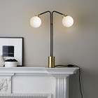 CTO Lighting Array Table Lamp Lifestyle Fireplace