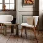 Ferm Living Oyster Table Lamp on Coffee Table