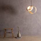 Tom Raffield Verso Pendant Ash Above Side Table