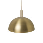 Ferm Living Collect Brass Pendant Dome Low Cashmere