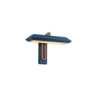 Bert Frank Rinato LED Single Wall Light Brushed Brass Blue