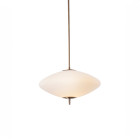 J.Adams & Co Nova Pendant Wide - Antique Brass