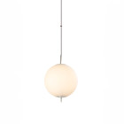 J.Adams & Co Nova Pendant Globe - Satin Nickel