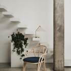 Gubi Grashoppa Canvas Table Lamp Lifestyle Stairs