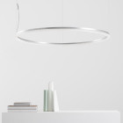 Artemide Architectural Somnium Stand Alone Circular LED Suspension Light Lifestyle Shelf