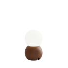 Hollis + Morris Stala LED Portable Lamp - Small, Walnut