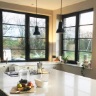 Anglepoise Original 1227 Brass Pendant in Kitchen
