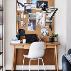 Anglepoise Type 75 Lamp with Wall Bracket Jet Black in Office