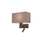 Astro Park Lane Reader LED Wall Light Rectangle 285 Oyster