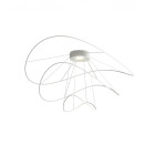 Axolight Hoops LED Ceiling Light 3 Rings - White