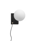 &Tradition Journey SHY1 LED Table/Wall Lamp Black Wall Mounted
