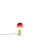 Marset Dipping Light LED Table Lamp Burgundy Brass