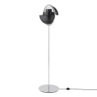 Gubi Multi-Lite Floor Lamp Chrome Black Side On