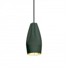 Marset Pleat Box LED Pendant Light Green Gold 13