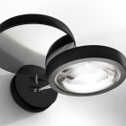 Lodes Nautilus LED Wall Light Black Closeup