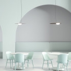 Axolight Kwic LED Suspension Light in Cafe