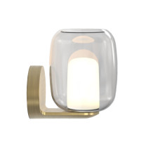 Astro Aquina Wall Light Matt Brushed Brass