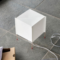 HAY Paper Cube Table Lamp on Floor