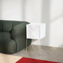 HAY Paper Cube Floor Lamp in Sitting Room