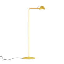 Artemide Ixa LED Reading Floor Lamp Yellow