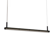 Zero Sprinkle Linear LED Suspension Light Black