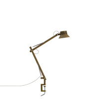 Muuto Dedicate Clamp Light - Large, Brown Green