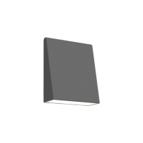 Artemide Architectural Cuneo Outdoor LED Wall Light Anthracite Gray