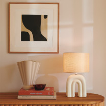Nordlux Haze Table Lamp on Sideboard