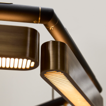 Bert Frank Colt Hexagon LED Chandelier - Close Up