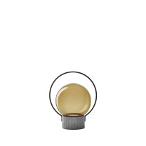 Brokis Sfera LED Portable Lamp Small Natural Smoke Brown